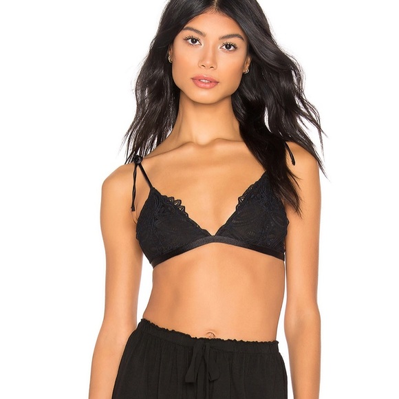 Free People Other - Free people MILA bralette small new black lace